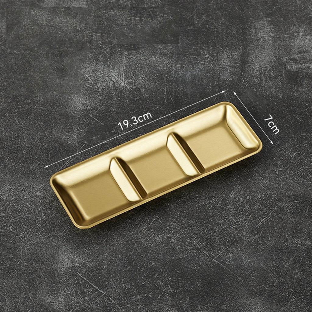 Тарелка для приправ из нержавеющей стали 304 для кухни, столовой и ресторанов. Нержавеющая миска для соусов и закусок.