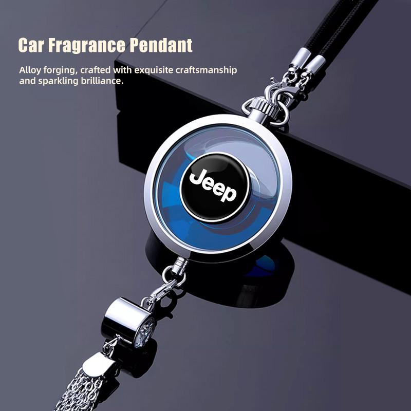 Car Perfume Aromatherapy Pendant Diffuser Auto Accessories For Jeep Grand Cherokee Wrangler JK Gladiator Compass Renegade Recon AJS1