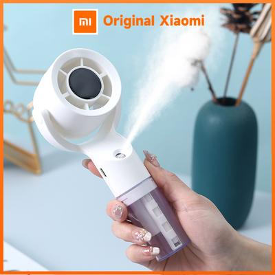 Xiaomi Улучшенный портативный ручной распыляющий вентилятор, перезаряжаемый персональный вентилятор-распылитель, мини-вентиляторы для охлаждения рук для летнего пляжного отдыха