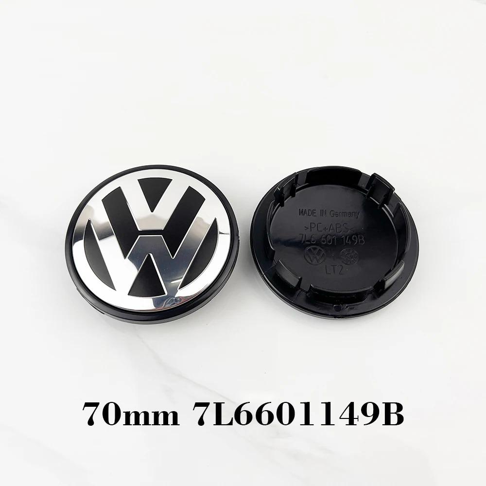 New 2026 for Volkswagen 4Pcs 56/65/70/76mm Car Wheel Center Cover Hub Cap VW Polo Golf Beetle Touran Caddy Tiguan Bora GTI R Passat EQ1