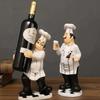 Ручная работа Деревенский Пекарь Шеф-повар Смола Статуя Модель Кухонный Шеф-повар Фигурка Балкон Садовые Принадлежности