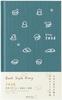 Designphil Weekly Diary B6 Dog Pattern Blue Green 22380006