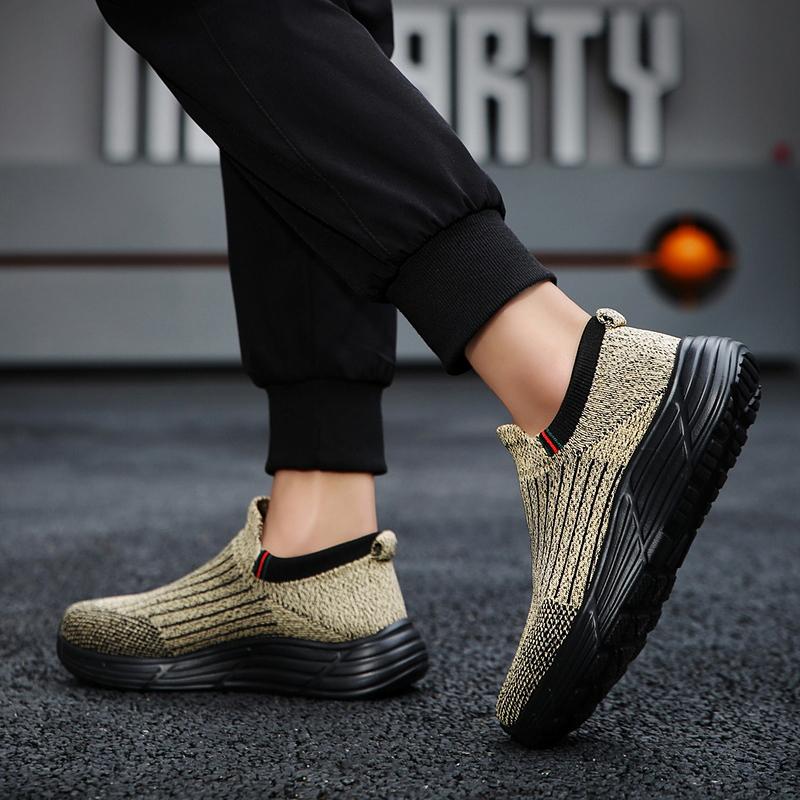Модные и модные дышащие легкие летные тканые туфли большого размера, походная обувь, носки, обувь для спорта и отдыха на открытом воздухе