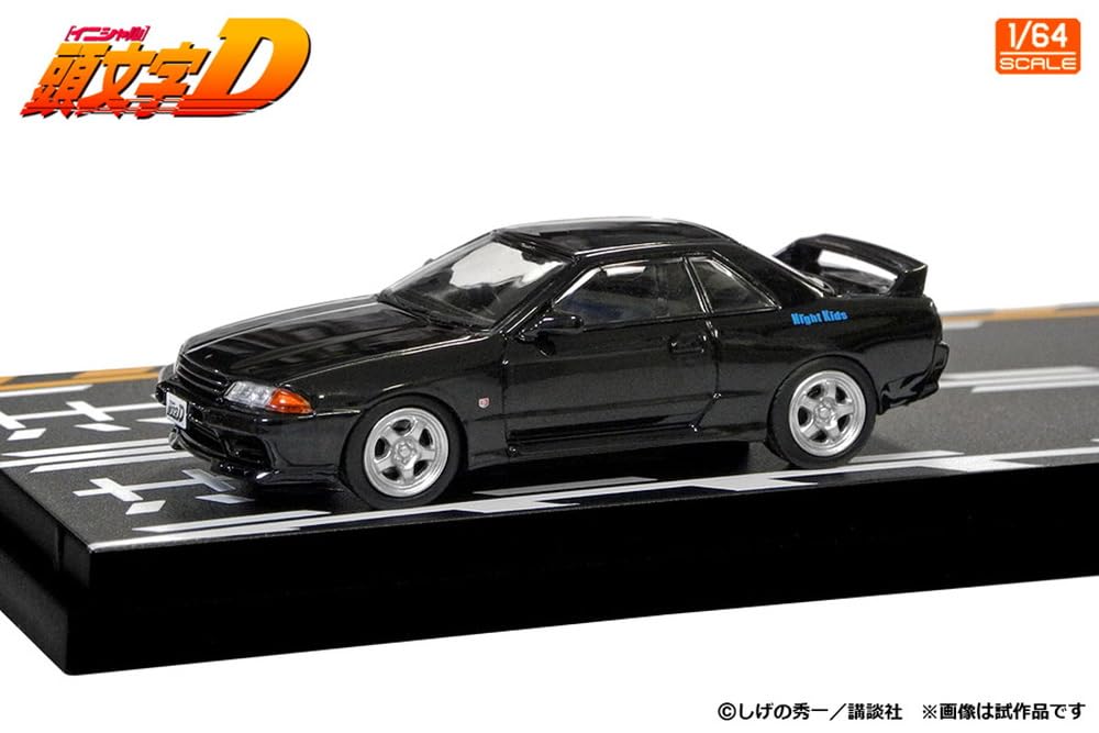 Inter Allied Initial D Set Takeshi Nakazato Skyline Seiji Iwaki Lancer Evolution IV Завершенный продукт MODELER'S 1/64 Vol.18 GT-R (БНР32) &