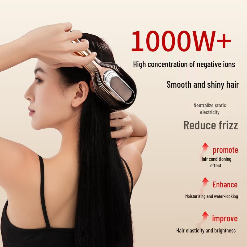 MIAOJIE Handheld Scalp and Body Massager with Light Therapy CN plug (adapter included)