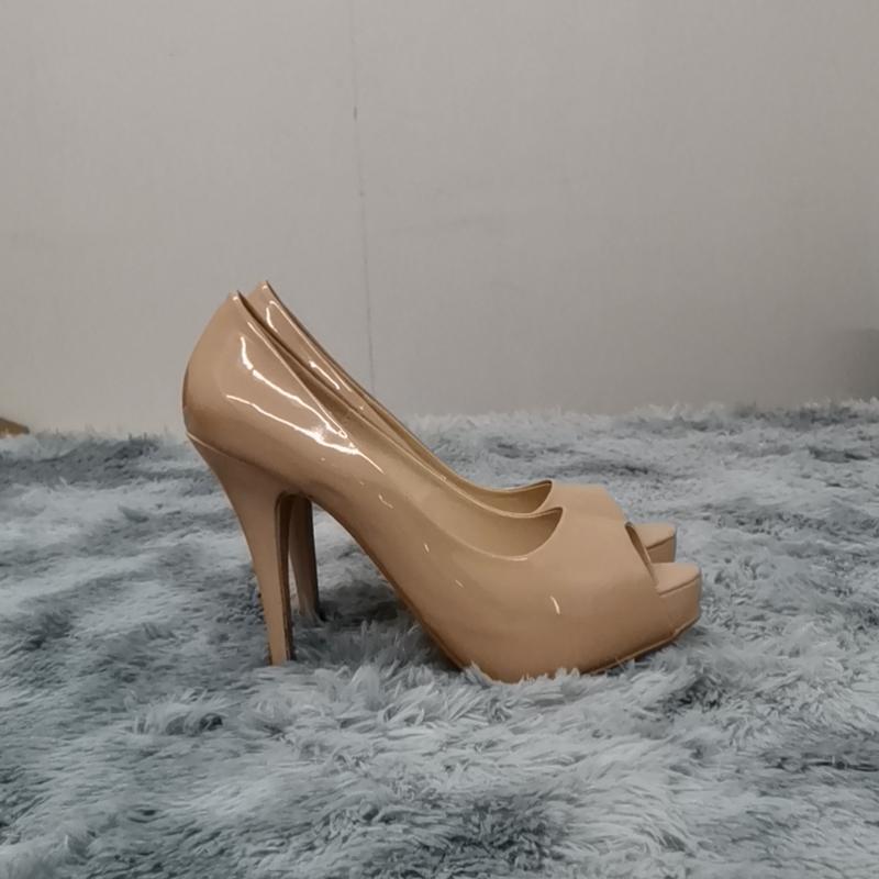 Сексуальные женские туфли на высоком каблуке с открытым носком, босоножки на платформе, туфли для вечеринки и свадьбы, повседневные элегантные туфли на шпильках