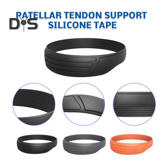 Бандаж для колена, облегчение боли, поддерживающий ремень для сухожилия надколенника, силиконовый бандаж для колена, бега, фитнеса, подъема по лестнице, баскетбола