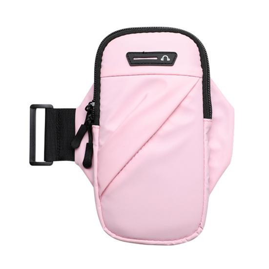 Спортивная сумка на руку Износостойкая большая вместимость Нескользящая Удобный гладкий держатель на молнии Брызгозащищенный браслет Держатель для мобильного телефона Аксессуар для спортзала