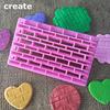 1pcs Stamp Brick Stone Wall Decorating Fondant Cutter Mould Cake Mold Chocolate Topper