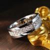 Круглое кольцо-обручальное кольцо с муассанитом, сертифицированный лабораторный муассанит, стерлинговое серебро, свадебные кольца для женщин, мужчин