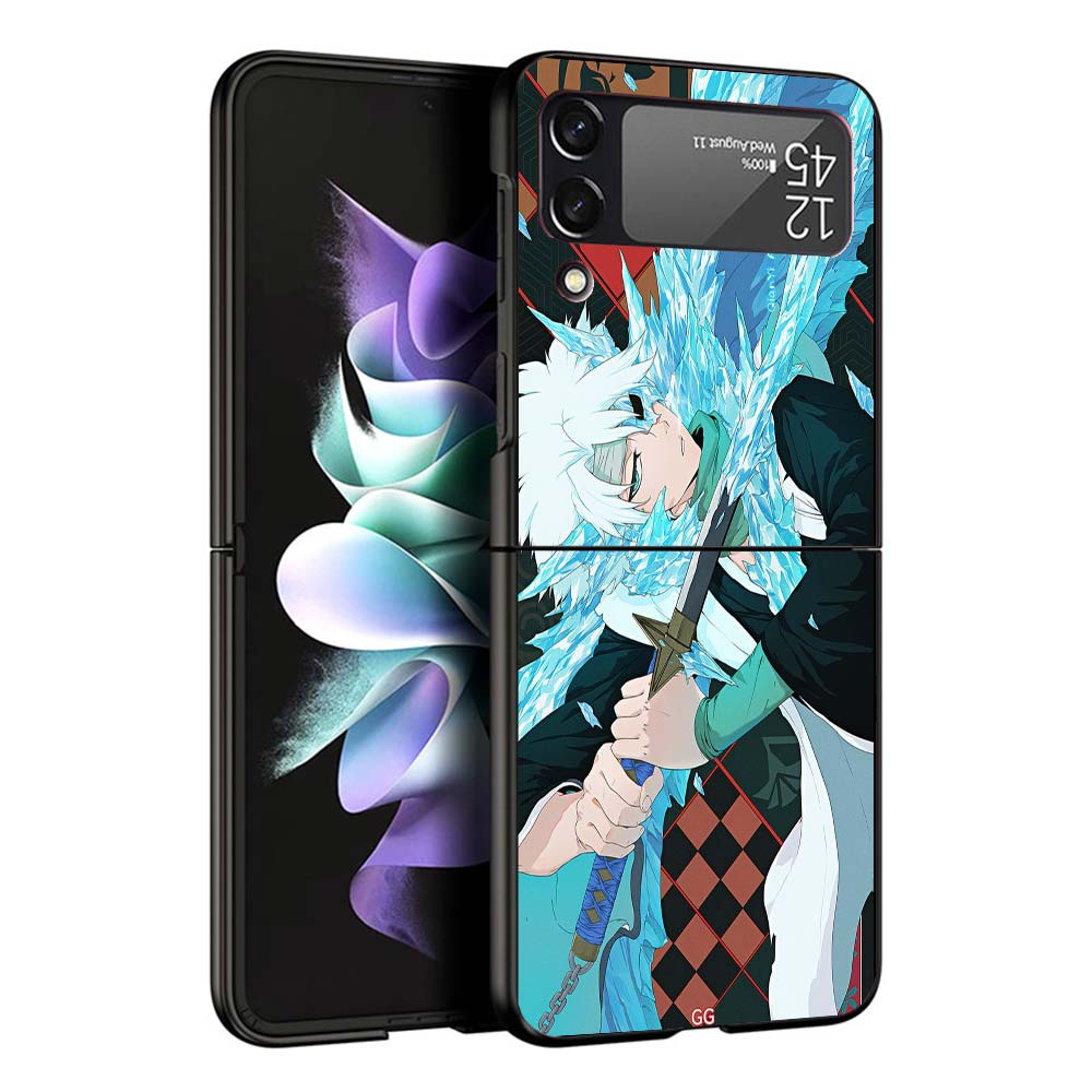 Bleach Hitsugaya Toushirou Phone Case For Samsung Galaxy Z Flip7 Flip6 5G Flip5 Flip4 Flip3 ZFlip 7 6 3 4 5 Shockproof Back Cove