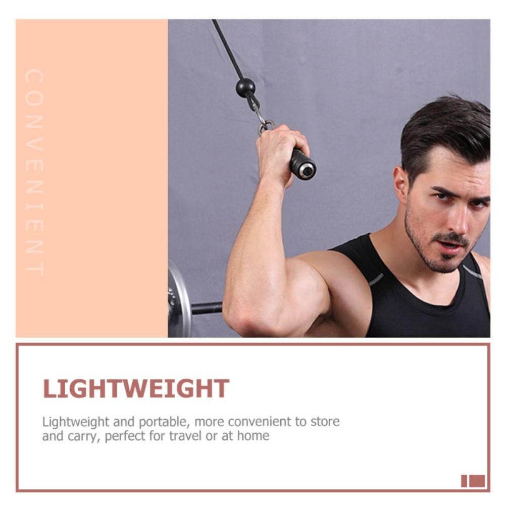 Тяжелая фитнес-ручка, металлические рукоятки для подтягиваний, высокорасположенные тяги вниз, упражнения