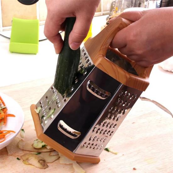 Vegetable Peeler with Handle Uniform Cutting Multifunctional 6-side Tower-shaped Potato Cheese Grater Vegetable Slicer Home Supply
