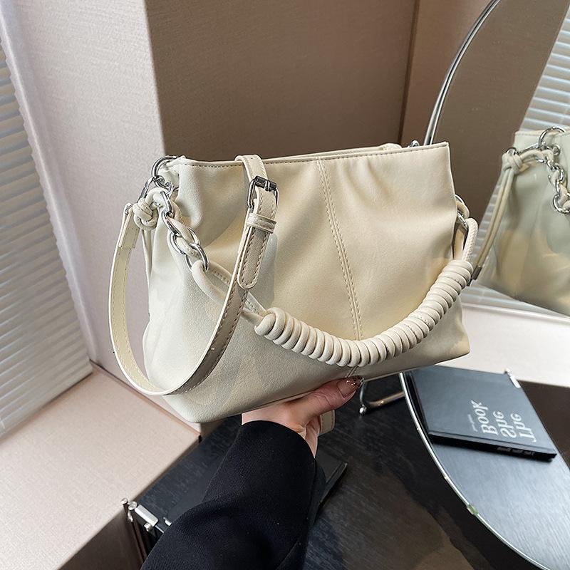 Ретро сумка женская большой вместимости 2025 новая осень и зима универсальная повседневная сумка-мессенджер портативная рабочая сумка-тоут для поездок