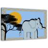 Canvas Print Africa Elephant