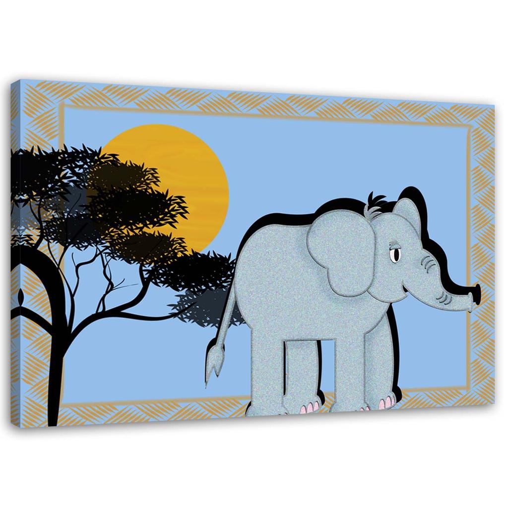 Canvas Print Africa Elephant