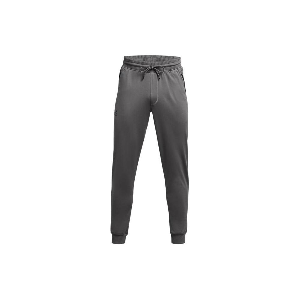 Under Armour Sportstyle Solid Color Drawstring Cuffed Casual Knit Pants Men Pants Rhino-Gray 1290261-026