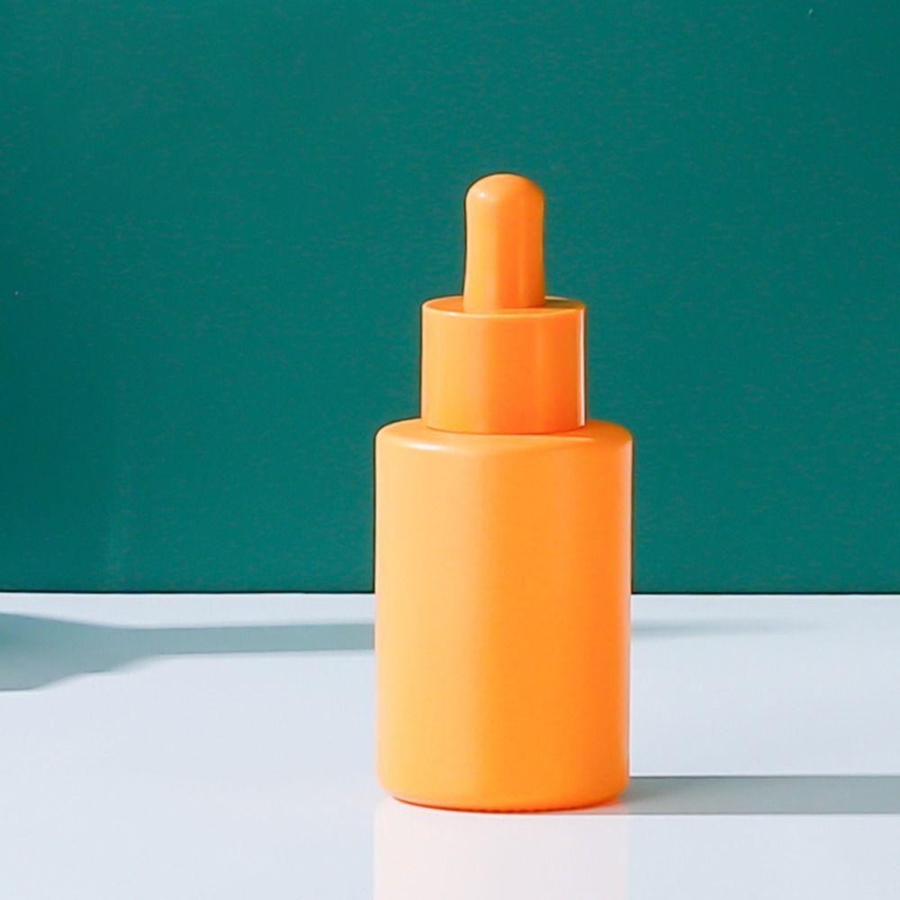 Флакон-капельница цвета макарон Цветное стекло Косметический флакон-диспенсер 30 мл Флакон для масла аттар Женщины