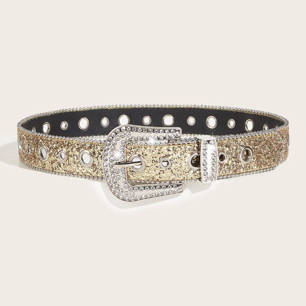 Пояс с блестками и кристаллами, модный пояс со стразами для женщин