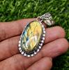 Подвеска из натурального многоцветного лабрадорита из стерлингового серебра 925 пробы с драгоценным камнем овальной формы, подвеска из лабрадорита, подарок для нее