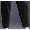 Fashion Women's Winter Thicken Plush Corduroy Casual Pants Warm High Waist Trousers