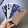 Для Samsung Galaxy S26 Ultra S25 FE S24 Ultra Матовый ТПУ Чехол для Телефона Защита Объектива Камеры Силиконовый Ударопрочный Задняя Панель Мягкая Крышка