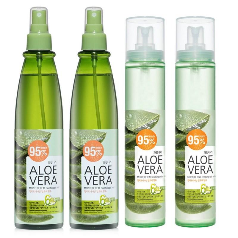 Fruitland Aloe Vera Soothing Gel Mist 310ml+125ml, 2-Set, 2 sets