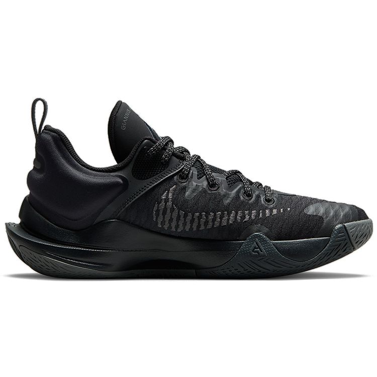Nike Giannis Immortality Black Iron Grey Мужские кроссовки антрацитовый прозрачный CZ4099-009