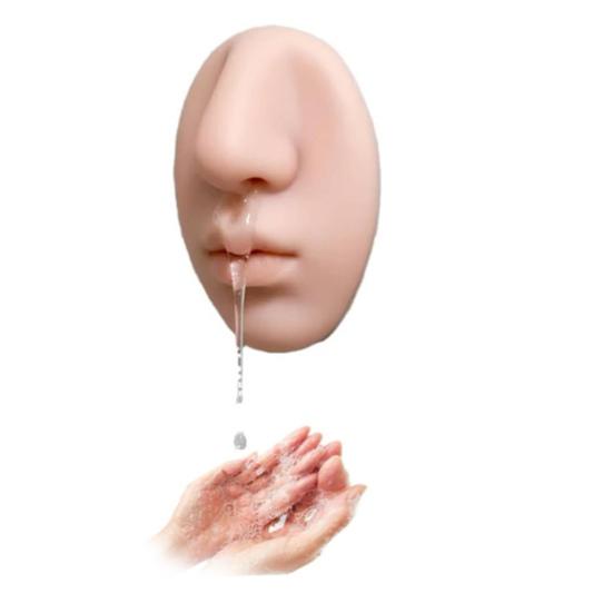 Настенный дозатор мыла Yousheng в форме носа с прочной клейкой основой, легко сжимаемый силиконовый насос для жидкого мыла