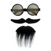 Glasses Fake Beard Set Halloween Kit Decoration Novelty Funny Facial Hair Old Man Cosplay