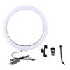 13 Inch Selfie Ring Light with Phone Holder LED Ring Light with USB Plug for Streaming Makeup