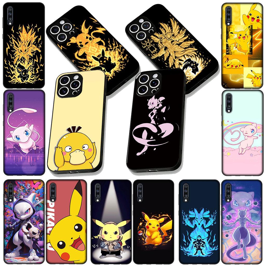 Soft Cover for Xiaomi Redmi 15 9A 9C NFC 7A 9T Note 9 8 7 8T 15c A5 Coque Phone Case P-Pokemons GO P-Pikachus Mewtwo