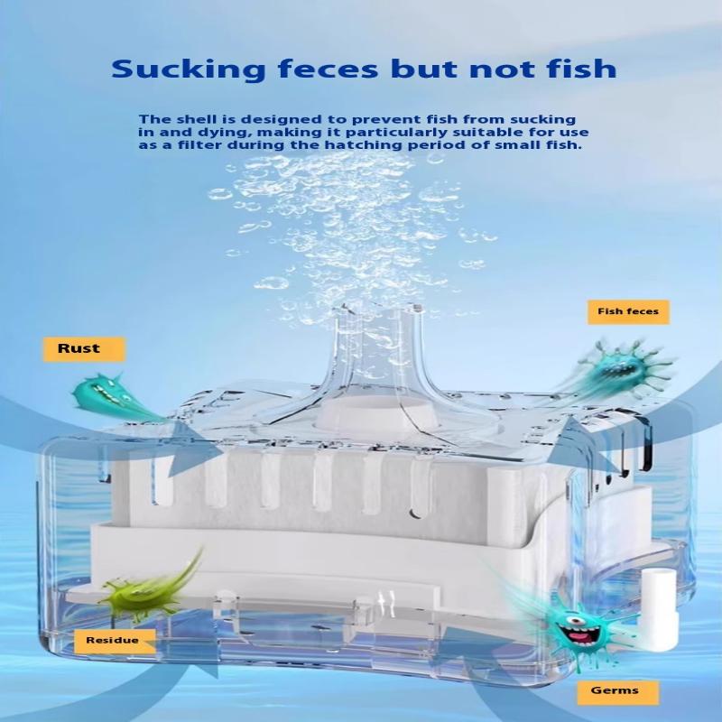 Мини Аквариумный Фильтр Аэратор 2-в-1 Пневматический Фильтр Аквариум Камень для Аэрации Кислородный Насос Очистка Воды Аквариумные Аксессуары