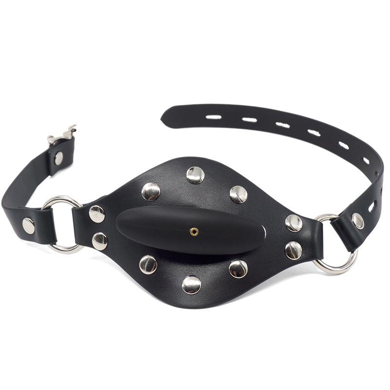 Надувной силиконовый кляп и маска для бондажа, набор