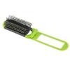 1pc Portable Travel Hair Comb Foldable Hair Brush with Mirror Detangling Hair Brush Anti Static Massage Brush Hair Styling Tools