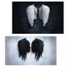 Настенные художественные постеры, черно-белые крылья ангела, дьявола, скандинавские настенные художественные фотографии, постер и принт для домашних стен, декоративные принты без рамки