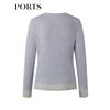 PORTS Women's Long-Sleeve Knit Round Neck Pullover