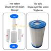 L8RE Pack of 9 Filter Paper Pool Filter Cartridge Pool Cleaning Replacement for Intex