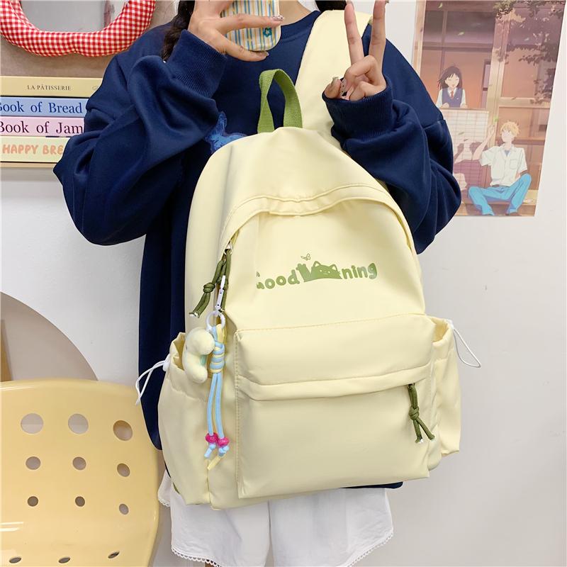 Рюкзак для ученика младшей школы Женский кампусный рюкзак с принтом Рюкзак большой вместимости