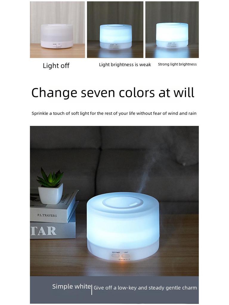 Ультразвуковой ароматерапевтический увлажнитель воздуха MUJI Wood Grain объемом 700 мл и настольный очиститель воздуха