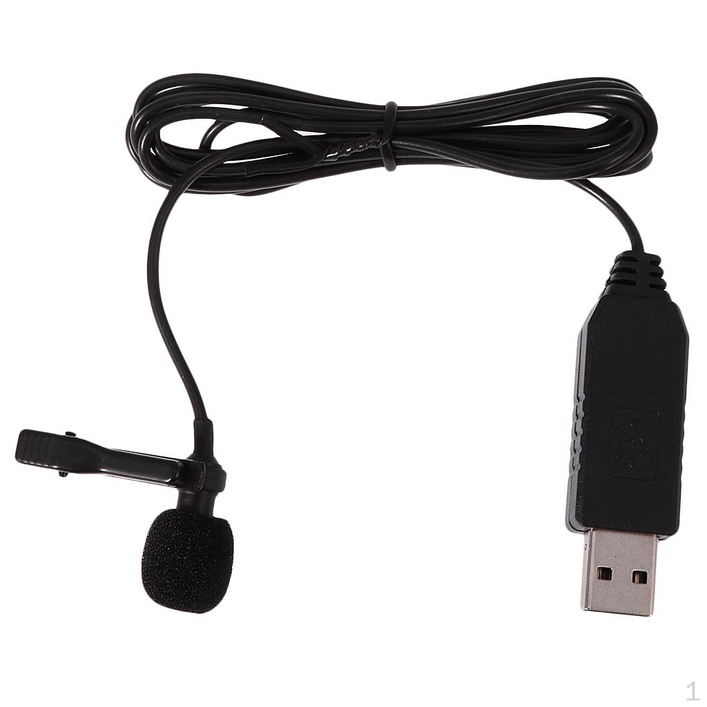 -на USB зажим-петличка Конденсаторный микрофон для ПК Интернет
