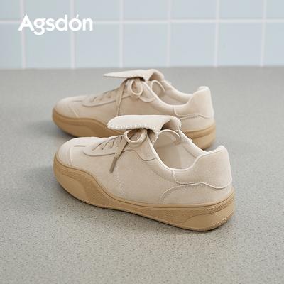 Augusteng платформа немецкие тренировочные туфли женские 2025 новая летняя мода ретро мягкая подошва спортивные туфли повседневная обувь Форрест Гамп