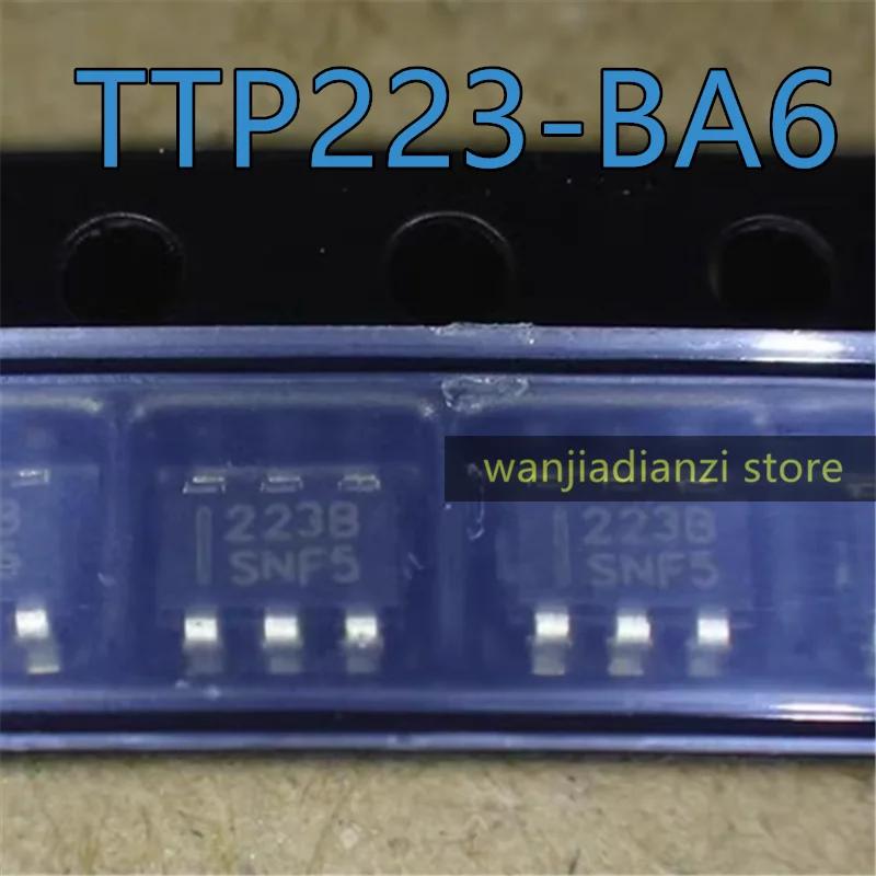 5 шт. TTP223-BA 6 223B SOT23 Одиночная сенсорная кнопка обнаружения ИС TTP223