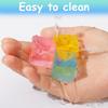 4 размера Сжималки-игрушки для снятия стресса "Кубики льда" - Мягкие сенсорные игрушки для тревожности и fidgeting - Подарочки на вечеринку для детей и взрослых
