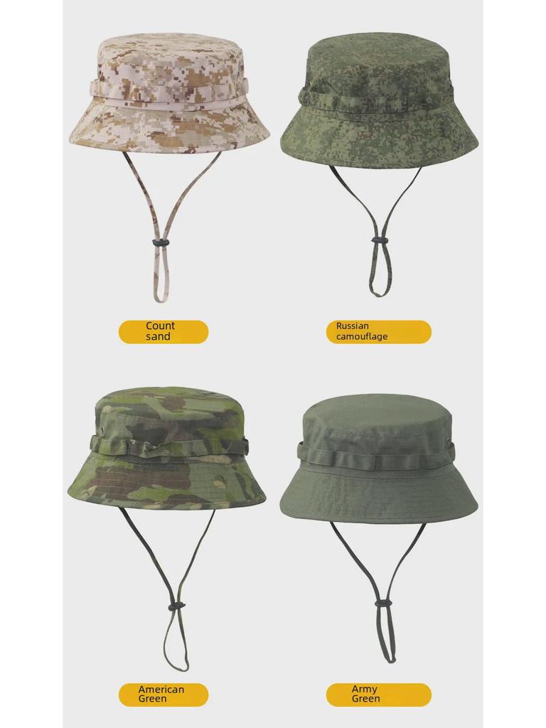 Тактическая камуфляжная шапка второго поколения — рыболовная шляпа с защитой от солнца для езды на велосипеде, пешего туризма и альпинизма.
