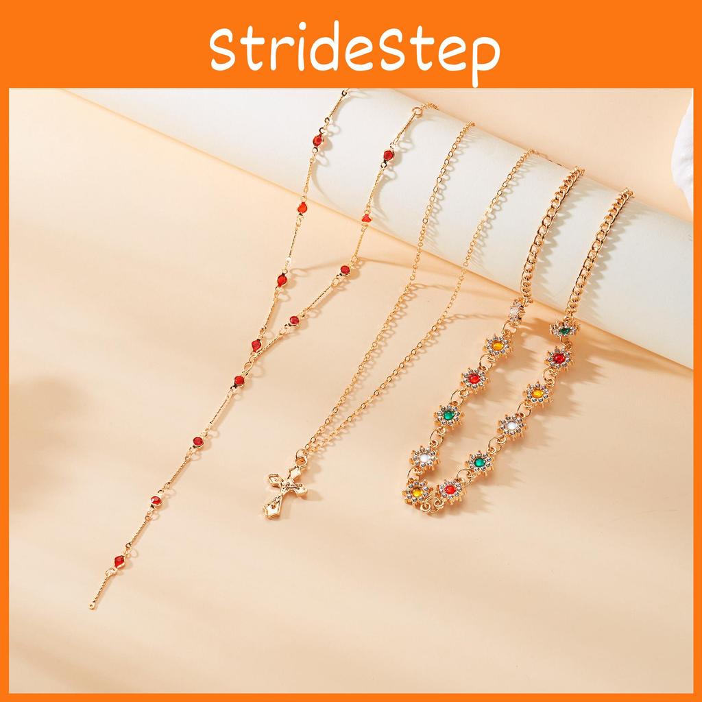 Retro Chic Cross Pendant Necklace For Women With Long Chain And Elegant Design