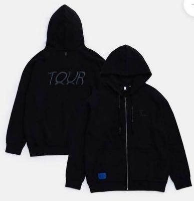 [Б/У] Толстовка с капюшоном на молнии BTS MAP OF THE SOUL TOUR (Размер M)