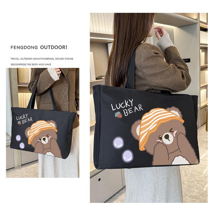 Сумка для хранения вещей для путешествий на короткие расстояния, большая вместительная сумка-тоут, легкая сумка для отдыха, переносная водонепроницаемая сумка для хранения багажа