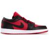 Jordan 1 Низкий Черный Gym Red 553558-610