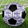 Schalke 04 Indoor Soccer Ball Colorful Machine Stitched PVC Size 5 Team Training Competition Ready Durable High-Bounce Cool Sports Gift